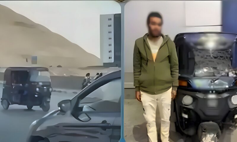 «اختصار الطريق» وراء المخالفة، ضبط سائق توك توك سار عكس الاتجاه في المقطم