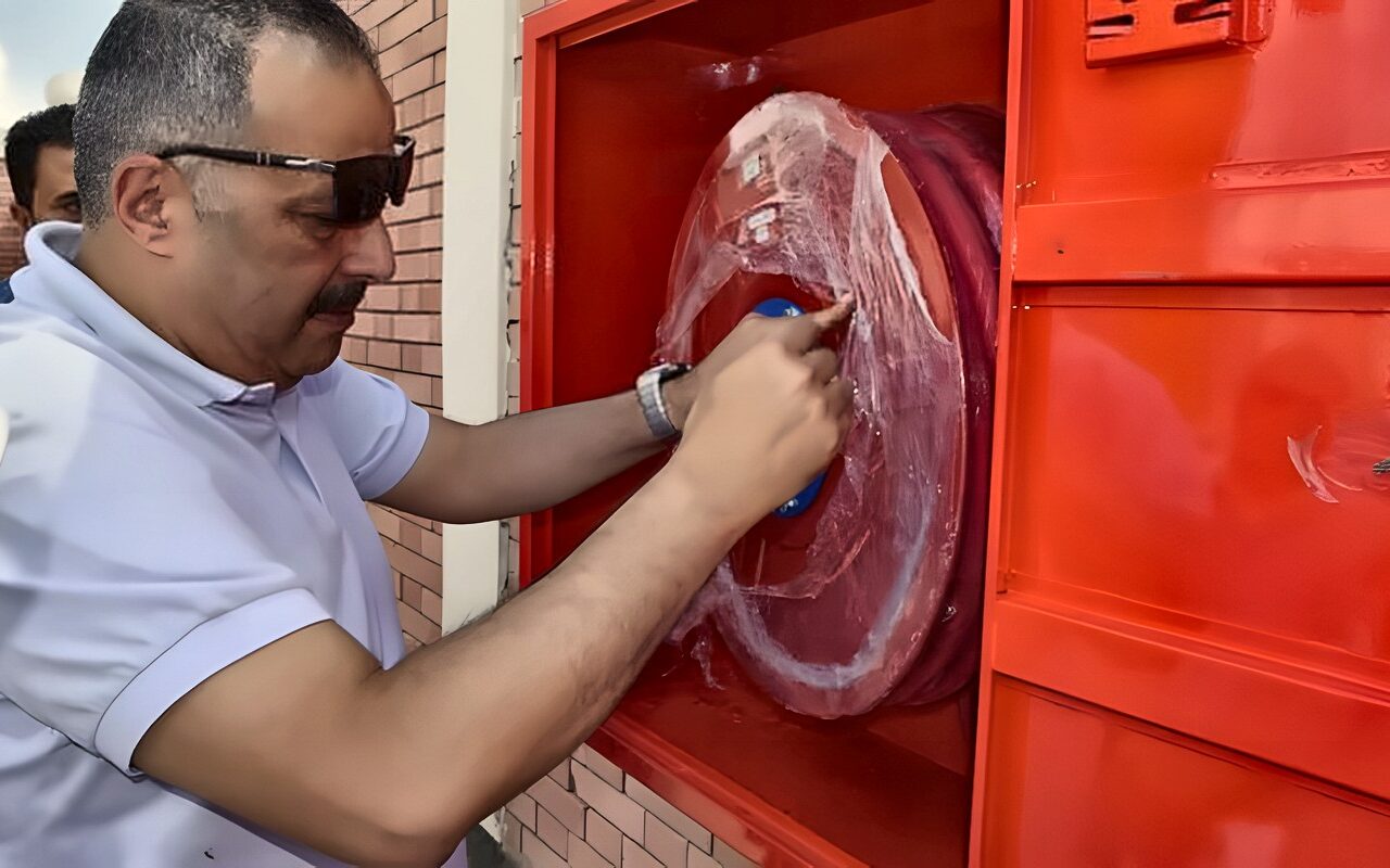 رئيس مياه القناة يتفقد رافع صرف السماكين بأبو صوير(صور)