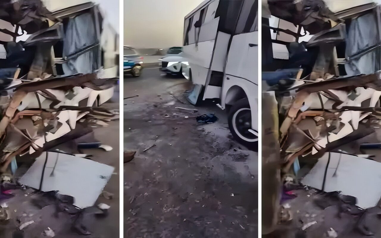 7 مشاهد تكشف تفاصيل حادثي المنيا، 4 ضحايا و60 مصابًا على الطريق الصحراوي الشرقي