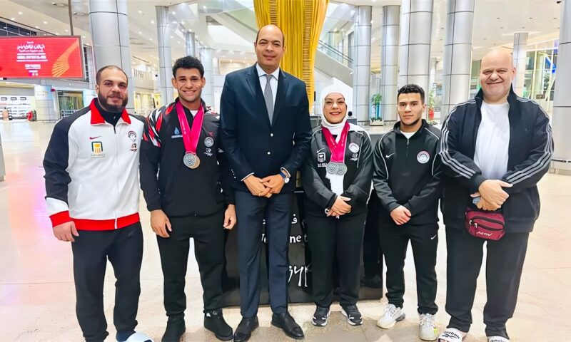 رفع الأثقال، قائمة منتخب مصر لبطولة العالم في الصين