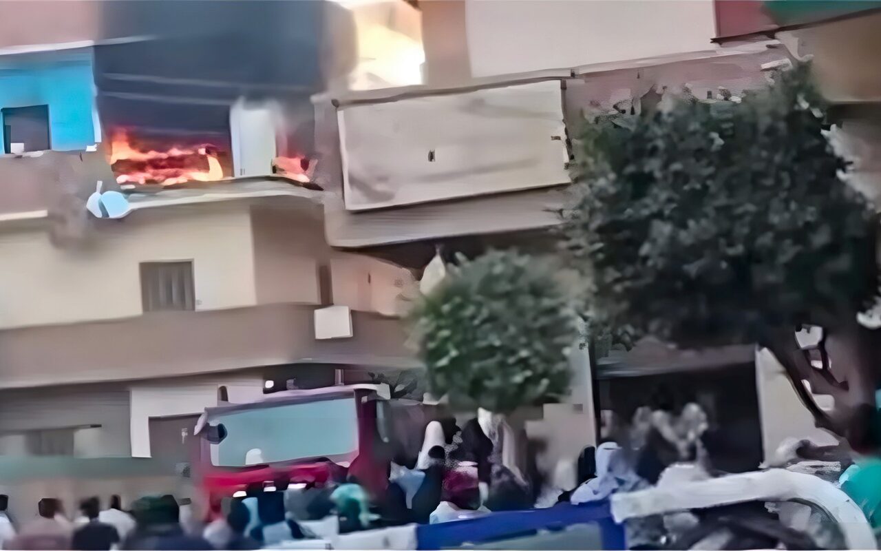 انتداب المعمل الجنائي لمعاينة حريق التهم شقة سكنية بقرية السفاينة في طوخ