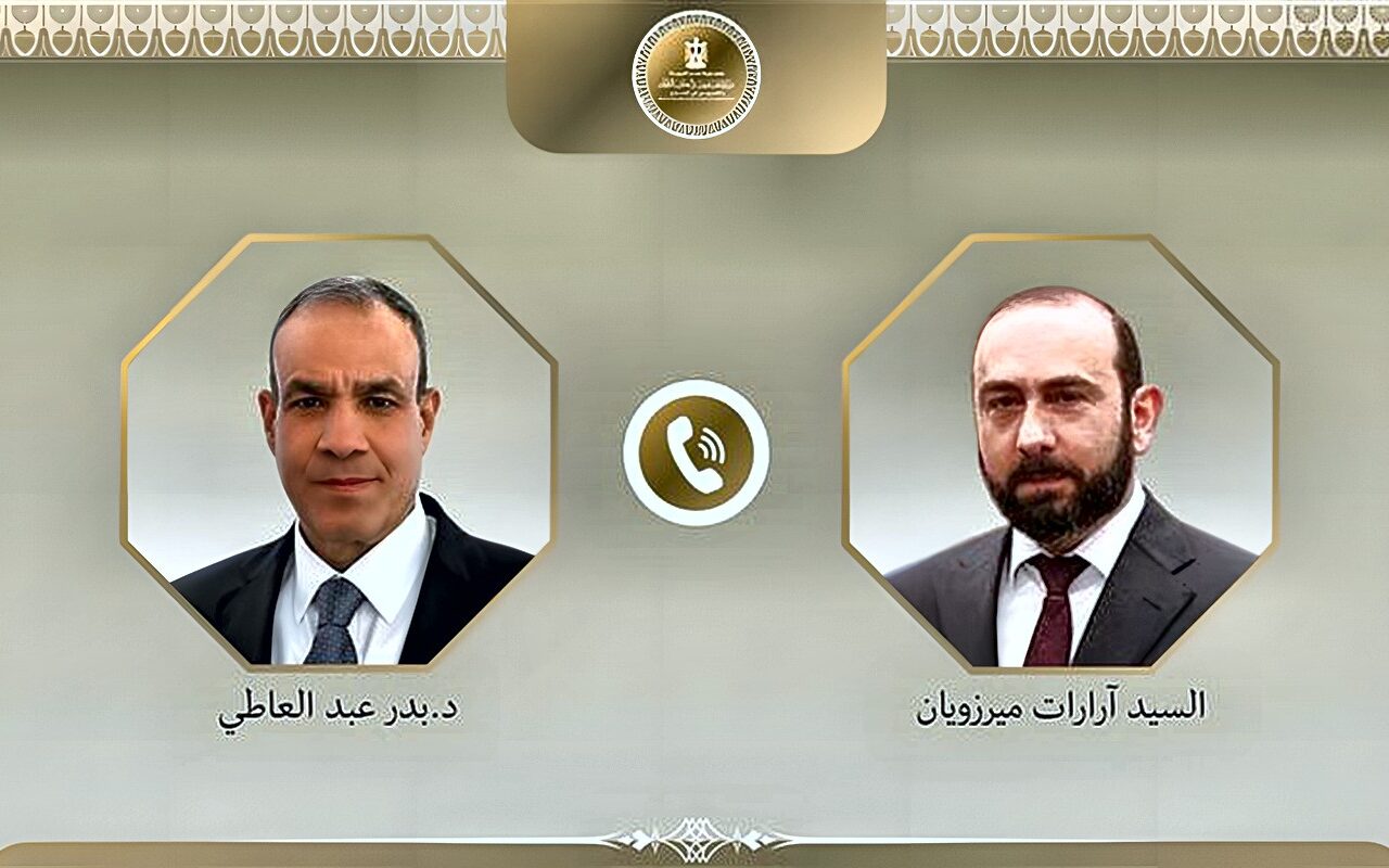 وزير الخارجية يناقش مع نظيره الأرميني القضايا الإقليمية