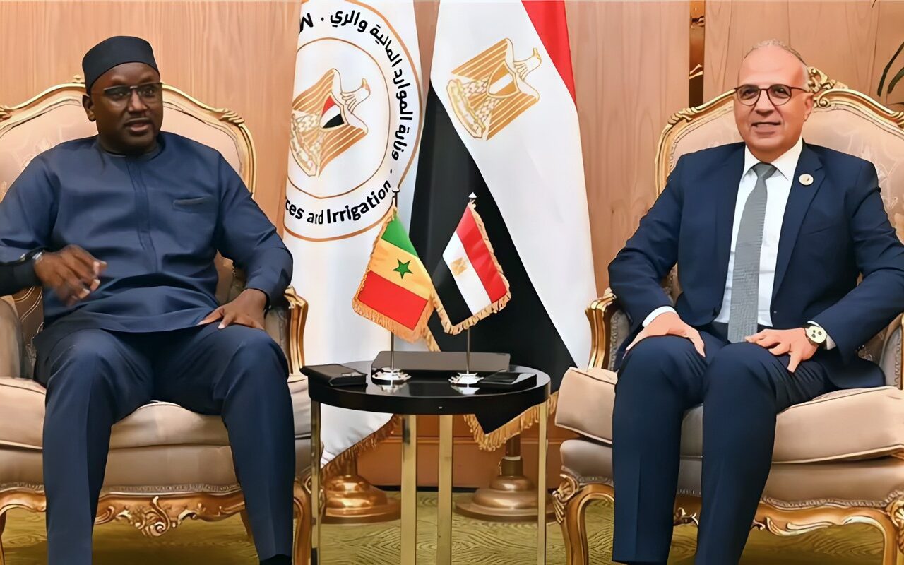 سويلم يبحث مع وزير المياه السنغالي توحيد الرؤية الأفريقية لقضايا المياه قبيل أسبوع القاهرة التاسع للمياه