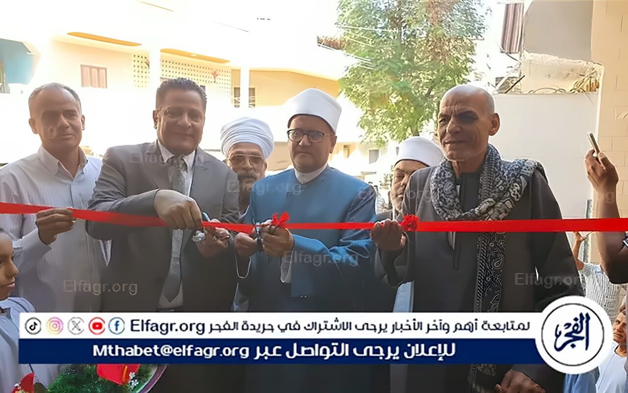 مدير أوقاف سوهاج يفتتح مسجد الشيخ خضر بقرية الطليحات بمركز جهينة