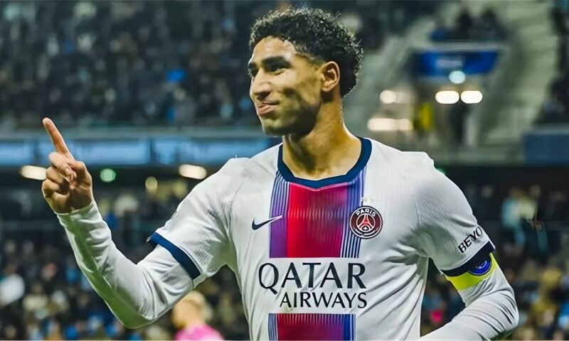 أرقام تاريخية لأشرف حكيمي بعد تألقه أمام لوهافر بالدوري الفرنسي