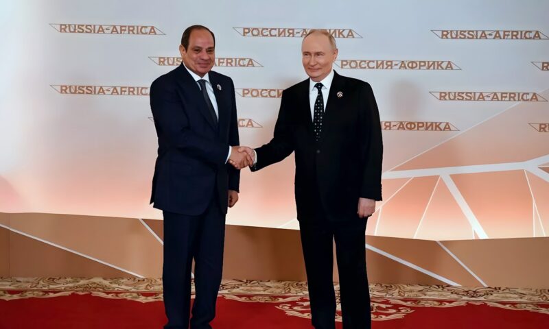 بحضور السيسي، 5 رسائل مهمة من بوتين لقادة أفريقيا