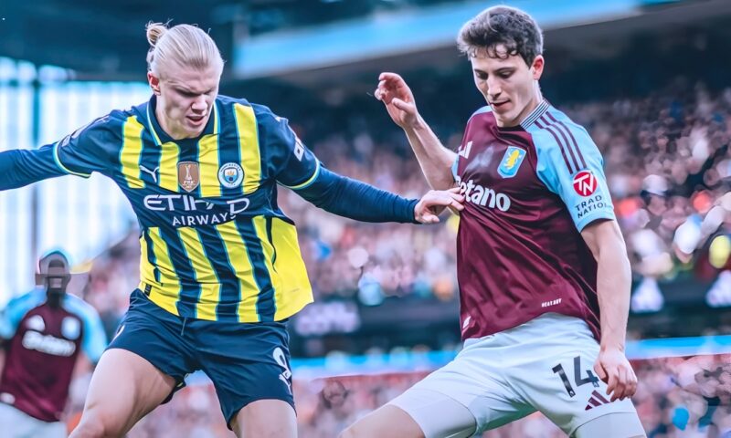 مانشستر سيتي يصطدم بعقدة أستون فيلا في الدوري الإنجليزي