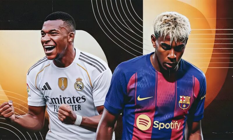 لامين يامال ضد مبابي، من يحسم كلاسيكو الأرض بين برشلونة وريال مدريد؟