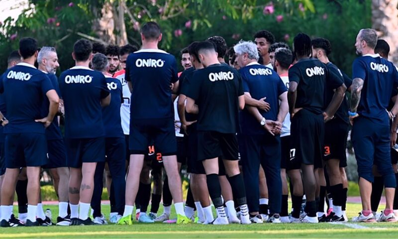 تدريبات بدنية وخططية في مران الزمالك قبل مواجهة الجيش الرواندي بدوري الأبطال