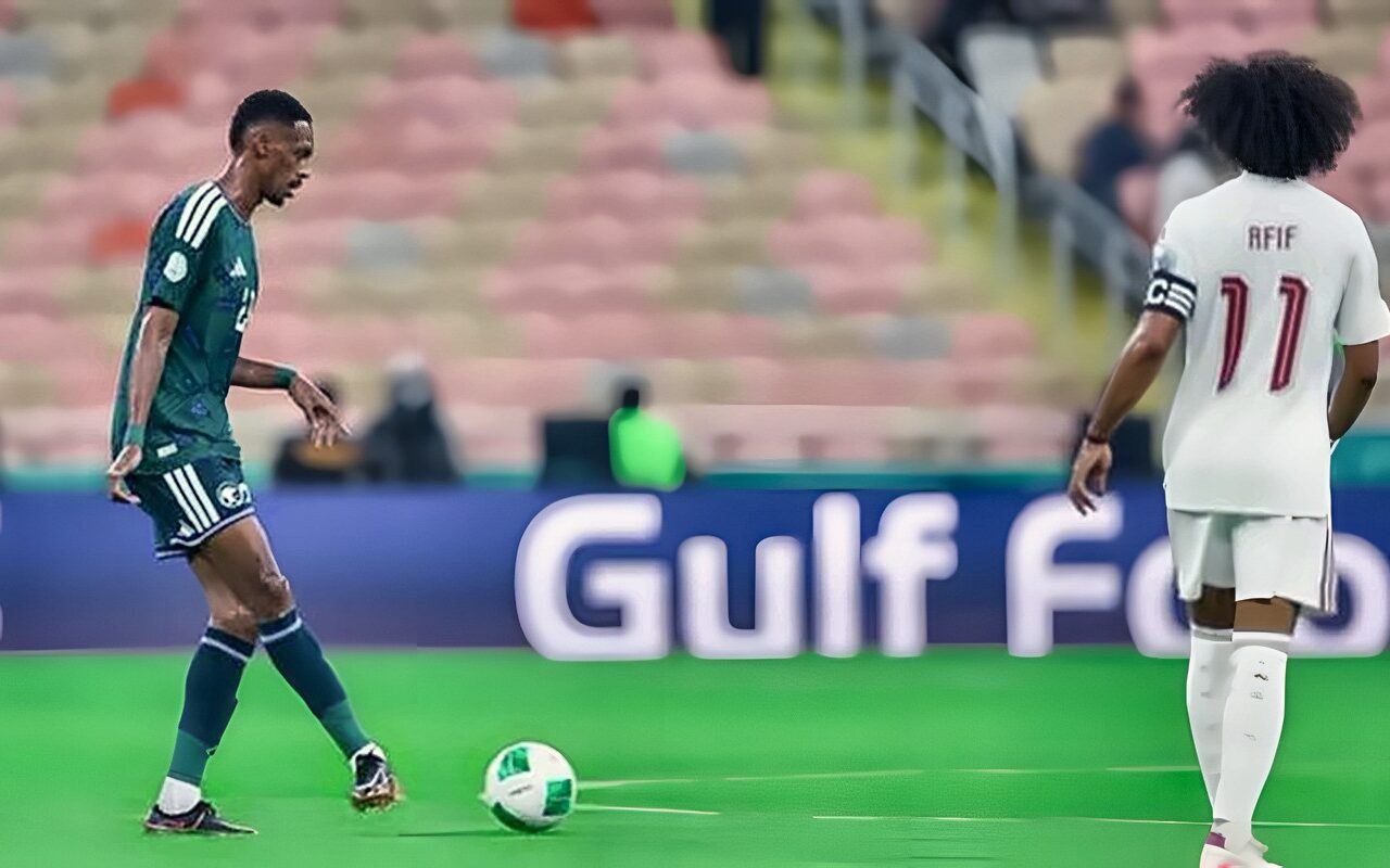 خليجي 27، تعادل سلبي بين السعودية وقطر في الشوط الأول