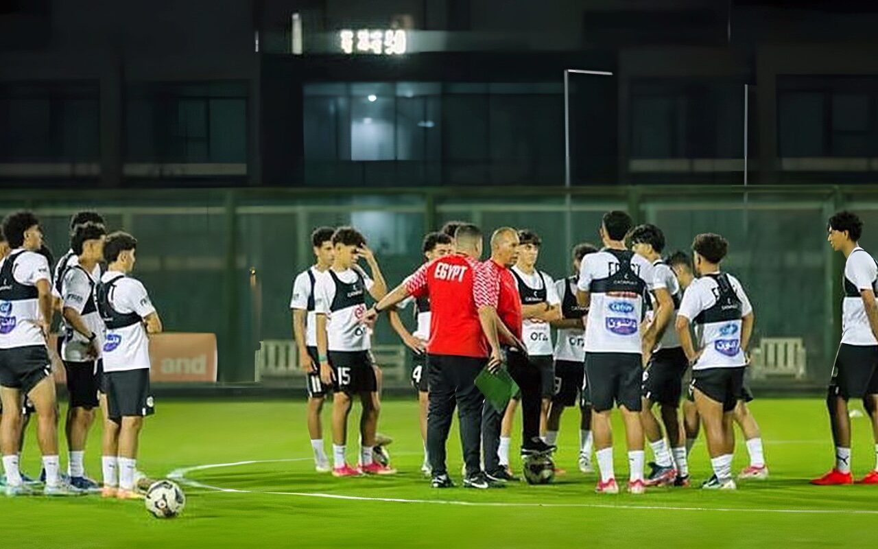 منتخب الناشئين يواجه شباب الاتحاد السكندري وديا غدا بملعب الهدف