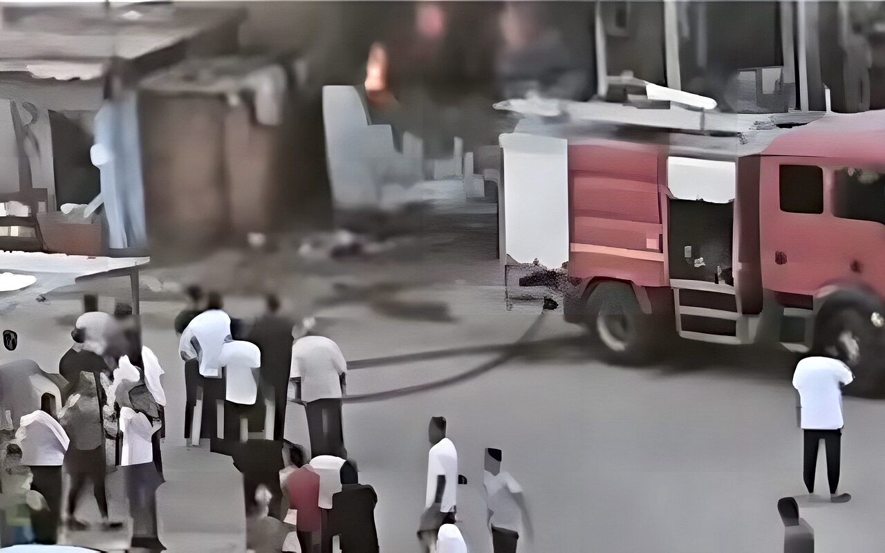 السيطرة على حريق بمحول كهرباء جهد 66 ك.ف بالطريق الزراعي بين قها وسنديون دون انقطاع الكهرباء
