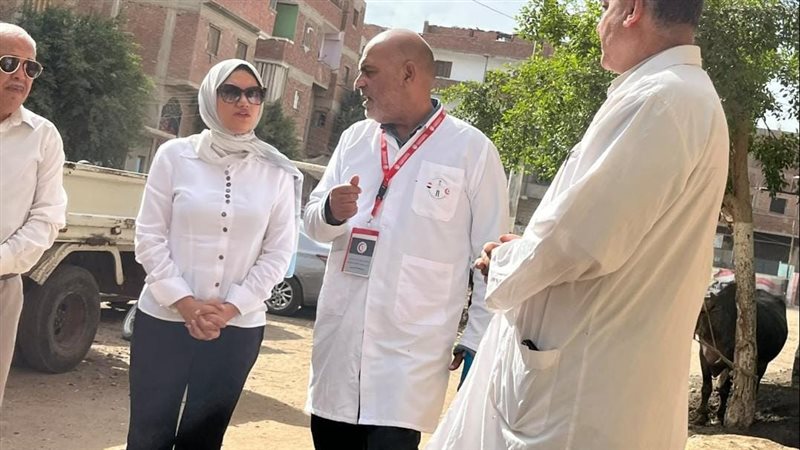 القليوبية تقدم 5955 خدمة بيطرية مجانية بقافلة لدعم الثروة الحيوانية وتخفيف الأعباء عن الفلاحين