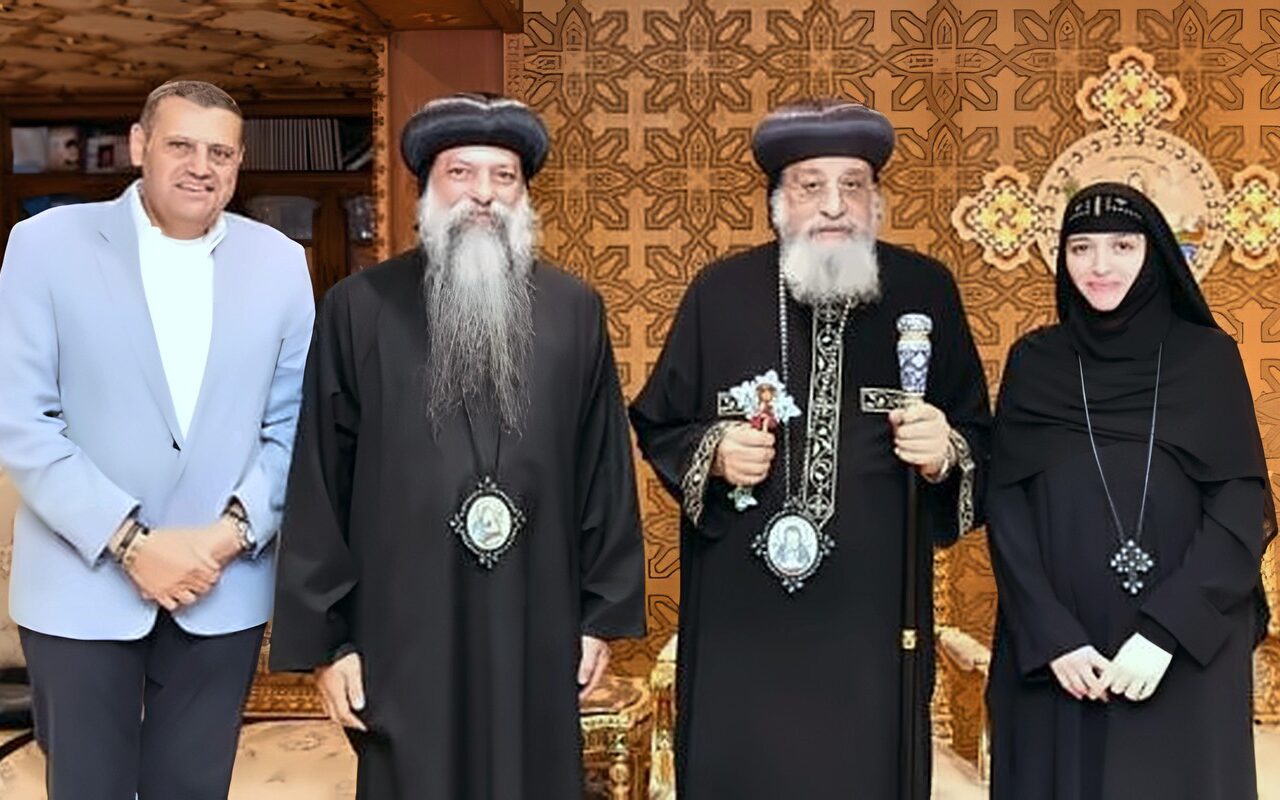البابا تواضروس يستقبل نيافة الأنبا دافيد أسقف نيويورك