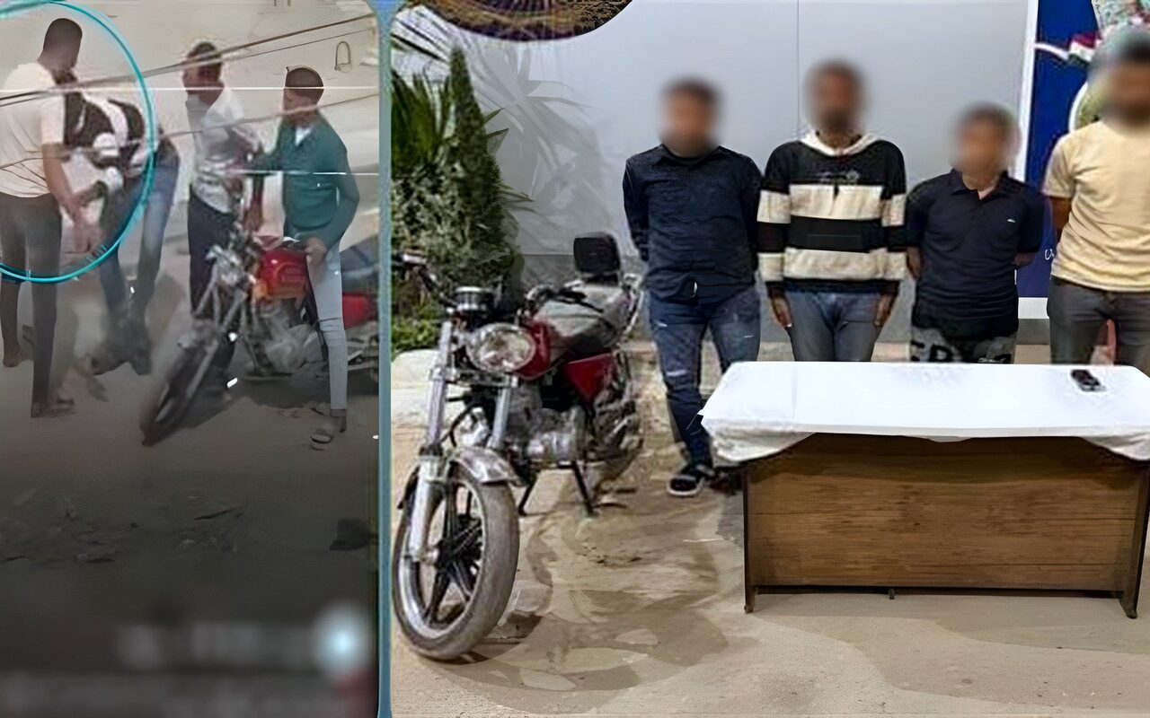 3 أشخاص يعتدون على عامل بالشرقية ويجبروه على استقلال دراجة نارية