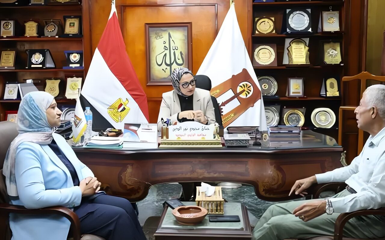 محافظ الوادي الجديد تبحث مع مستشار رئيس الوزراء الموقف التنفيذي للمشروعات التنموية والخدمية