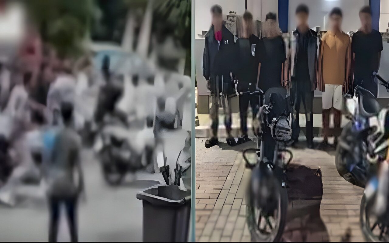 ضبط 6 أشخاص بحوزتهم سلاحان أبيضان لاستعراضهم بالدراجات النارية أمام مدرسة في الجيزة