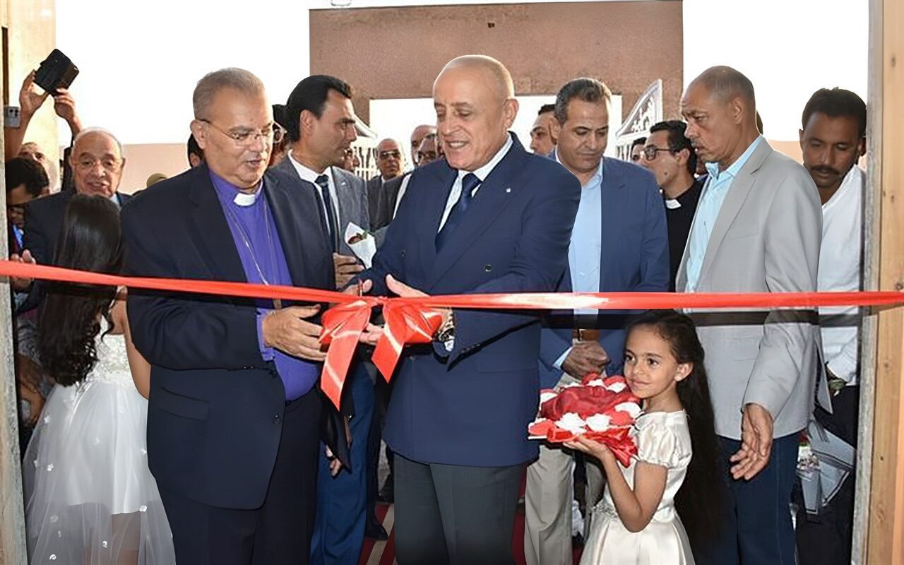 افتتاح الكنيسة الإنجيلية بطيبة في الأقصر