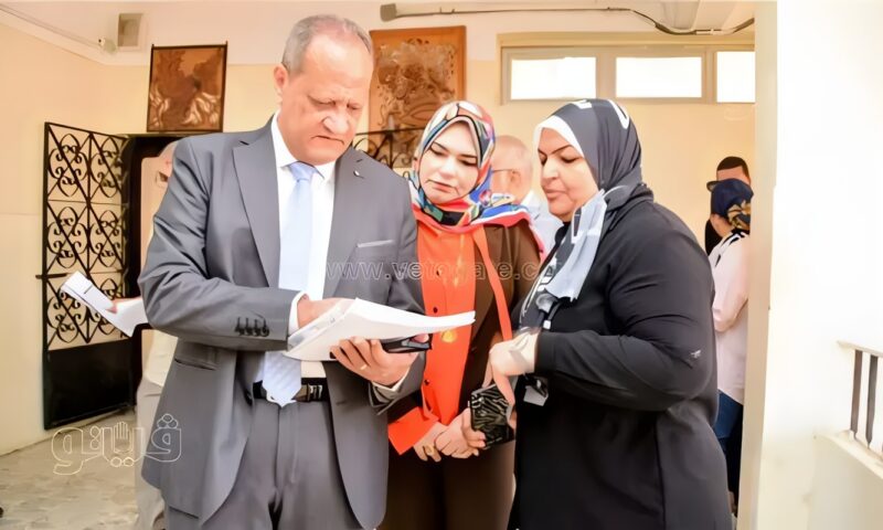 مديرالتعليم ببورسعيد يوجه بالتحقيق في سلبيات رصدها داخل مدرسة للغات
