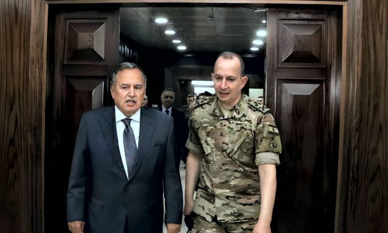 من مقر القيادة.. نبيل فهمي يؤكد حشد الدعم العربي والدولي للجيش اللبناني