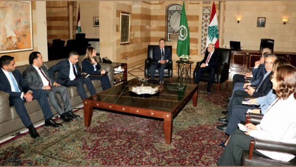 من بيروت.. نبيل فهمي ونواف سلام يبحثان وقف الاعتداءات الإسرائيلية وإنهاء الاحتلال