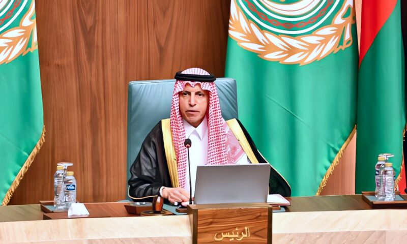 نبيل فهمي يهنئ سعد بن صليب العتيبي بانتخابه رئيسًا للبرلمان العربي