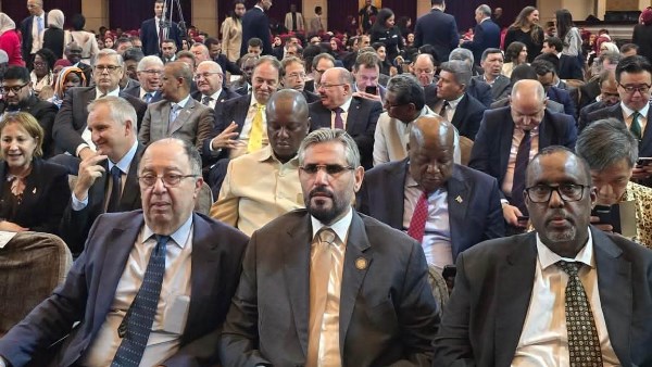 مندوب ليبيا لدى الجامعة العربية يشارك في محاضرة الأمين العام للأمم المتحدة