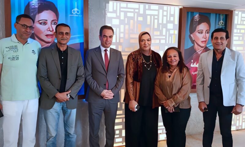 المسلماني يتفقد استديو “فاتن حمامة” بماسبيرو قبيل الافتتاح