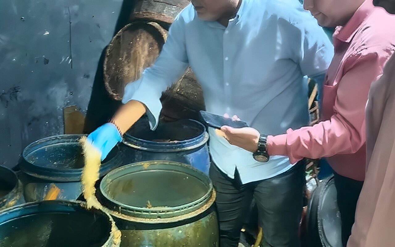ضبط 2.5 طن أسماك مملحة فاسدة داخل مخزن بشبرا الخيمة