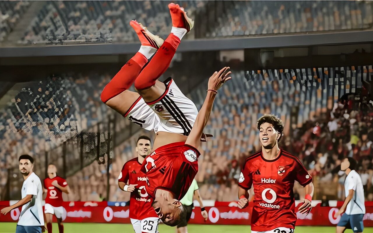 الدوري المصري، الأهلي يتقدم على القناة بثنائية الساعي وبنشرقي في الشوط الأول (فيديو)