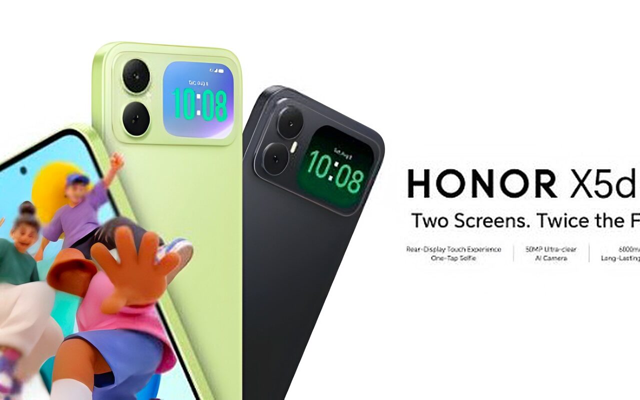 هاتف Honor X5ds يكسر القواعد بشاشة خلفية وبطارية عملاقة