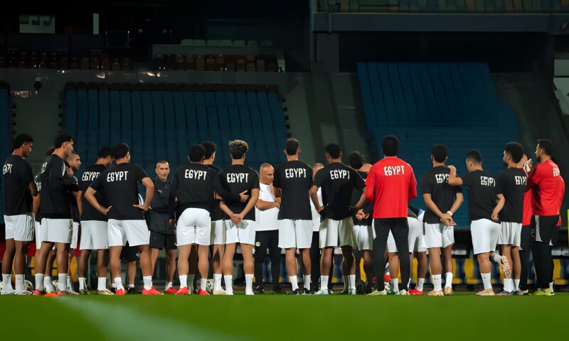 منتخب مصر يخوض تدريبه باستاد القاهرة استعدادا لودية جنوب أفريقيا