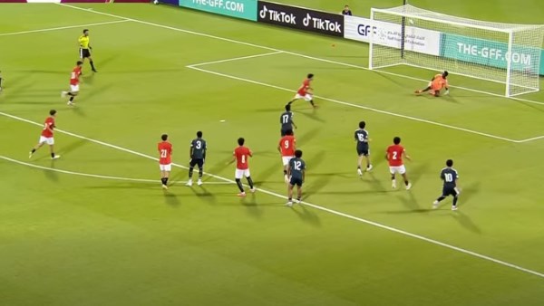 كأس الخليج للناشئين.. محمد جمال يسجل الهدف الأول لمنتخب مصر في مرمى السعودية