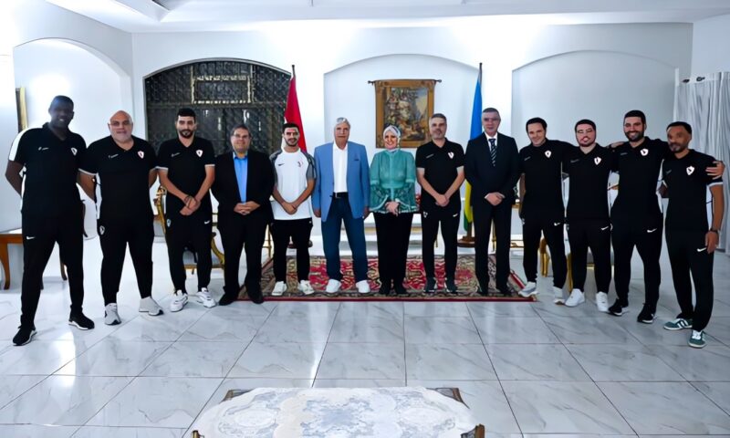 بعثة الزمالك تلبي دعوة سفيرة مصر في رواندا لحضور حفل عشاء