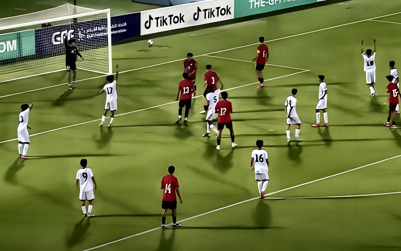 خالد مختار يسجل الهدف الثالث لمنتخب مصر في مرمى اليمن بكأس الخليج