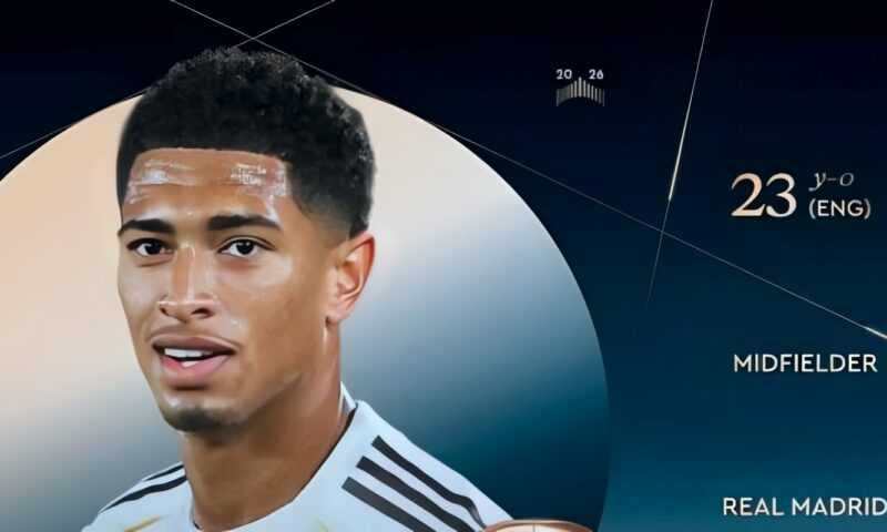 ترتيب الكرة الذهبية 2026.. بيلينجهام في المركز الـ11 وحكيمي الـ13