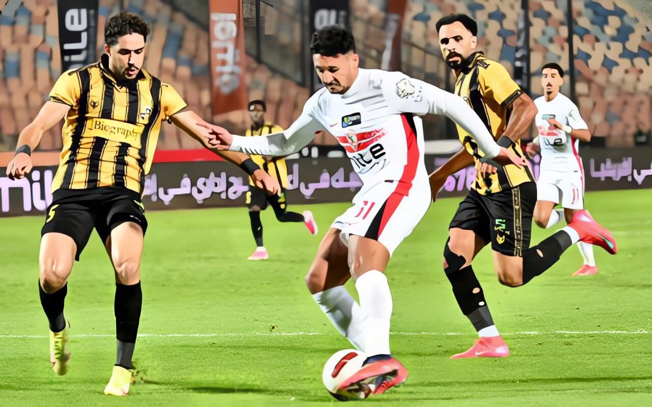 مدرسة الفن والهندسة.. الزمالك يهزم المقاولون العرب بهدفي شيكو بانزا ومحمد حمد في الدوري