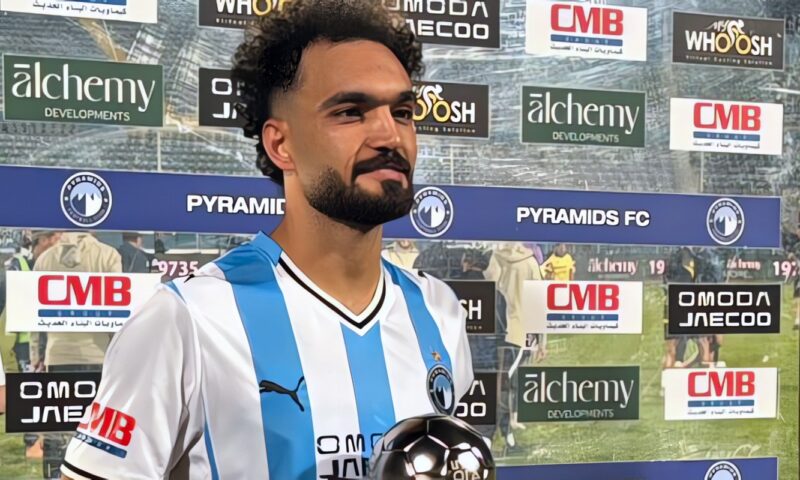 مصطفى زيكو يحصد جائزة أفضل لاعب في مباراة بيراميدز ووادي دجلة
