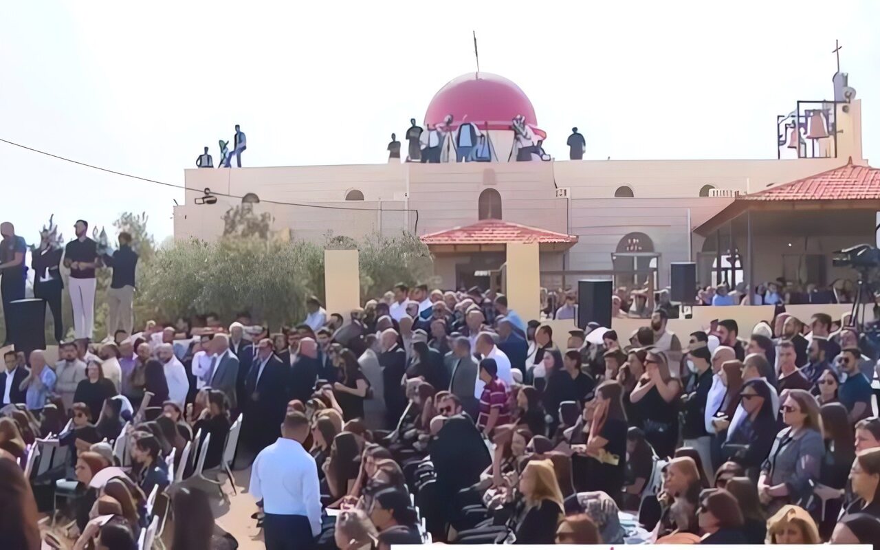 مراسم تشييع رسمية لشهداء الهجوم الإرهابي في بلدة حمود بمحافظة الكرك