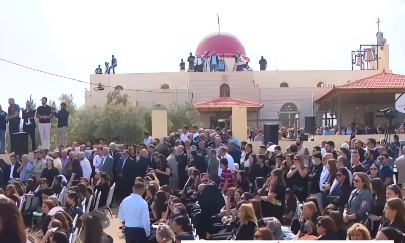 مراسم تشييع رسمية لشهداء الهجوم الإرهابي في بلدة حمود بمحافظة الكرك