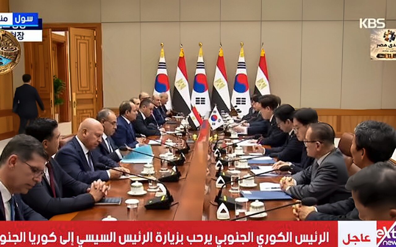 الرئيس الكوري الجنوبي: تجمعنا قواسم مشتركة عدة مع مصر