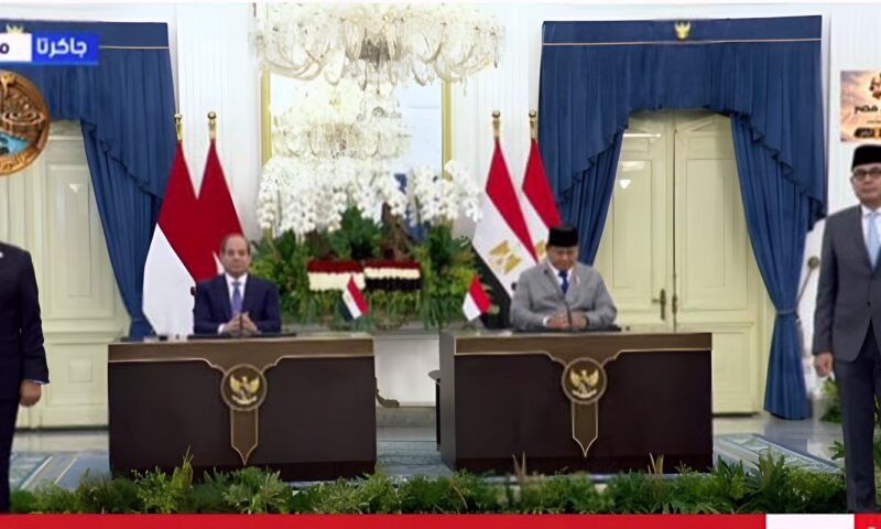 الرئيس السيسي ونظيره الإندونيسي يشهدان توقيع عدد من مذكرات التفاهم بين البلدين