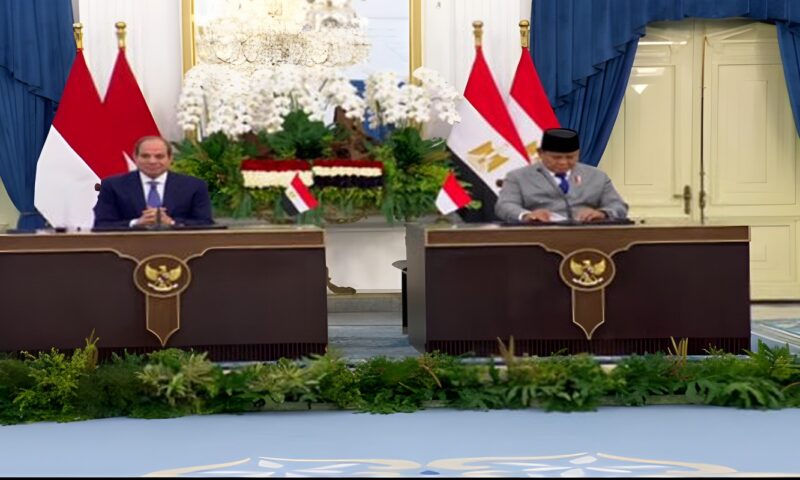 بث مباشر.. مؤتمر صحفي للرئيس السيسي ونظيره الإندونيسي