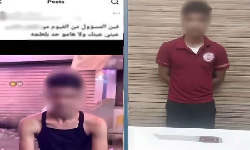 «كان بيهزر في فرح صاحبه».. ضبط عامل ظهر بسلاح أبيض في الفيوم