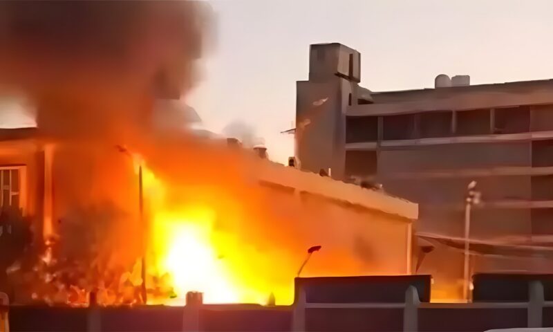 السيطرة على حريق لوكيشن تصوير داخل أحد النوادي بالإسكندرية