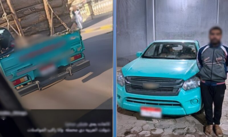 القبض على قائد سيارة نقل بسبب حمولة زائدة بكفر الشيخ.. وهذه عقوبته