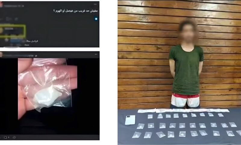نهاية عامل يدير صفحة إلكترونية لترويج مخدرَي البودر والآيس في شبرا الخيمة