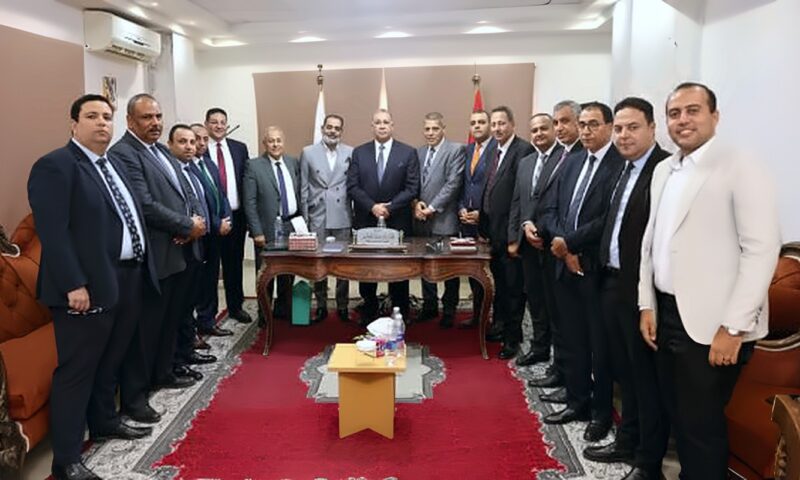 نقيب المحامين يفتتح أعمال تطوير نادي محامي بني سويف