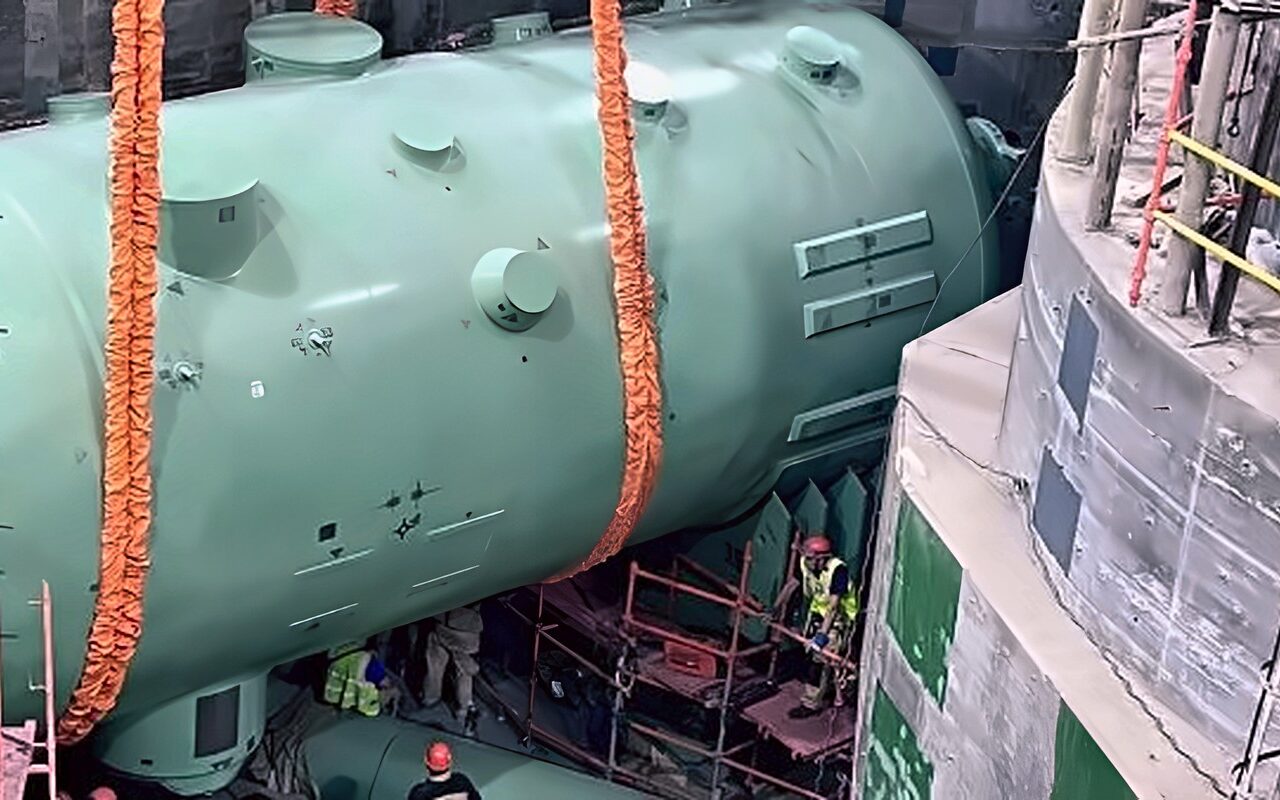 من طراز VVER-1200.. تركيب أول مولد بخار بالوحدة النووية الأولى بمحطة الضبعة
