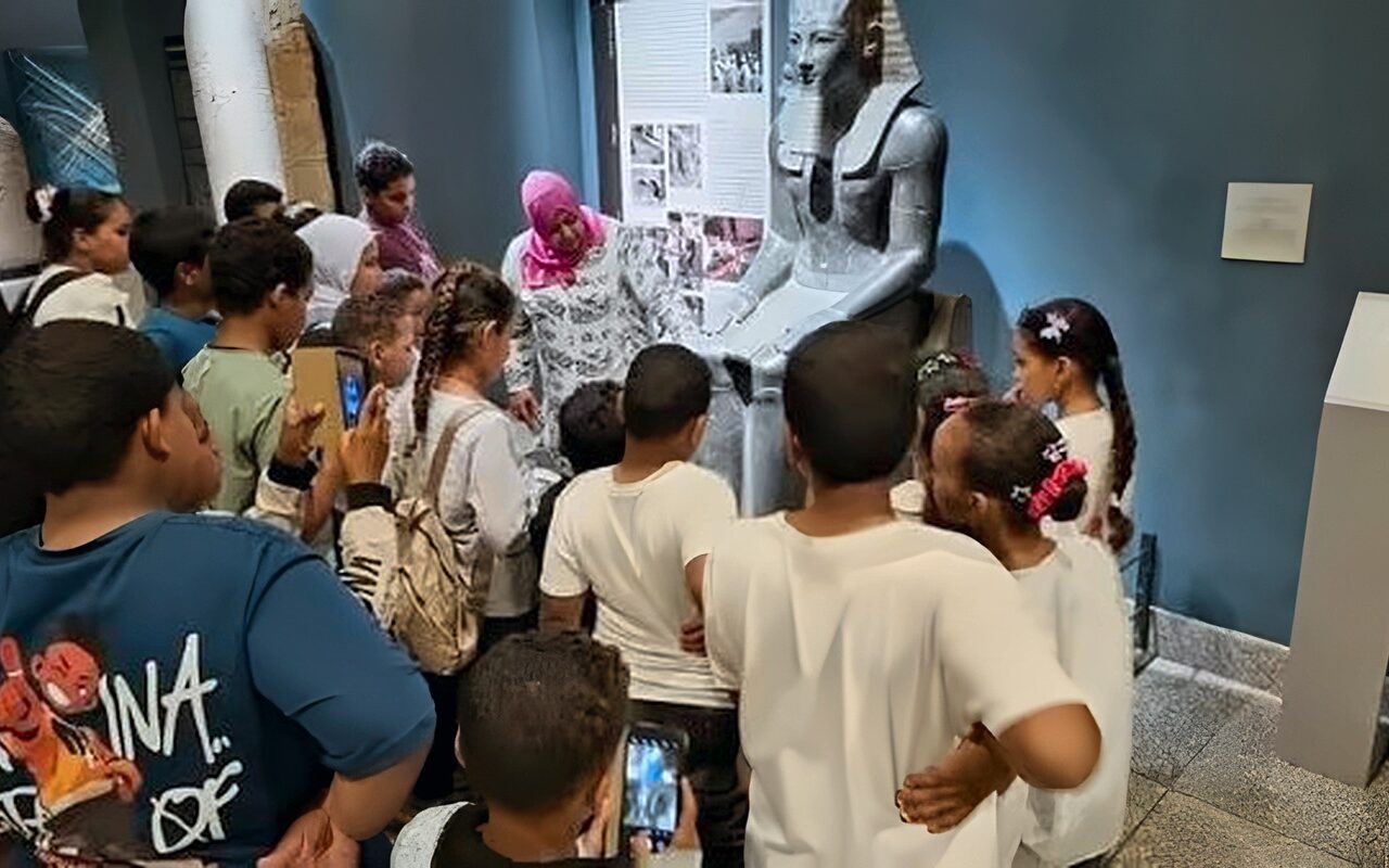 سر حجر رشيد ورشة تفاعلية للأطفال بـ متحف الأقصر للفن المصري